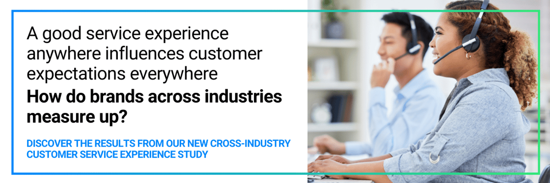 Discover the results from our NEW Cross-Industry Customer Service Experience Study