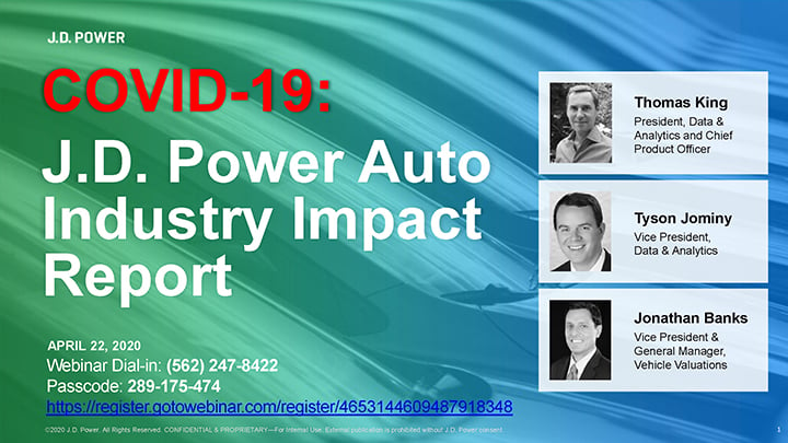 COVID-19 J.D. Power Auto Industry Impact Report_April22