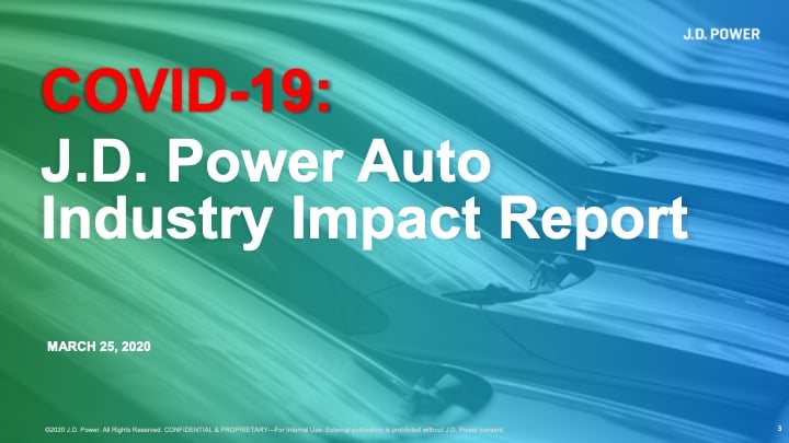 COVID-19 J.D. Power Auto Industry Impact Report_March25