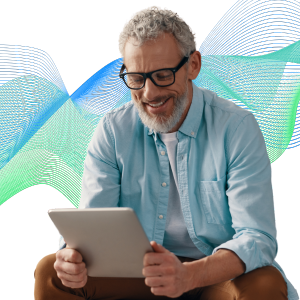 man on tablet glasses tmt swoop (1)