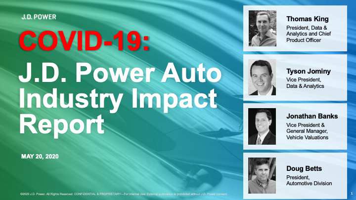 COVID-19 J.D. Power Auto Industry Impact Report_May20